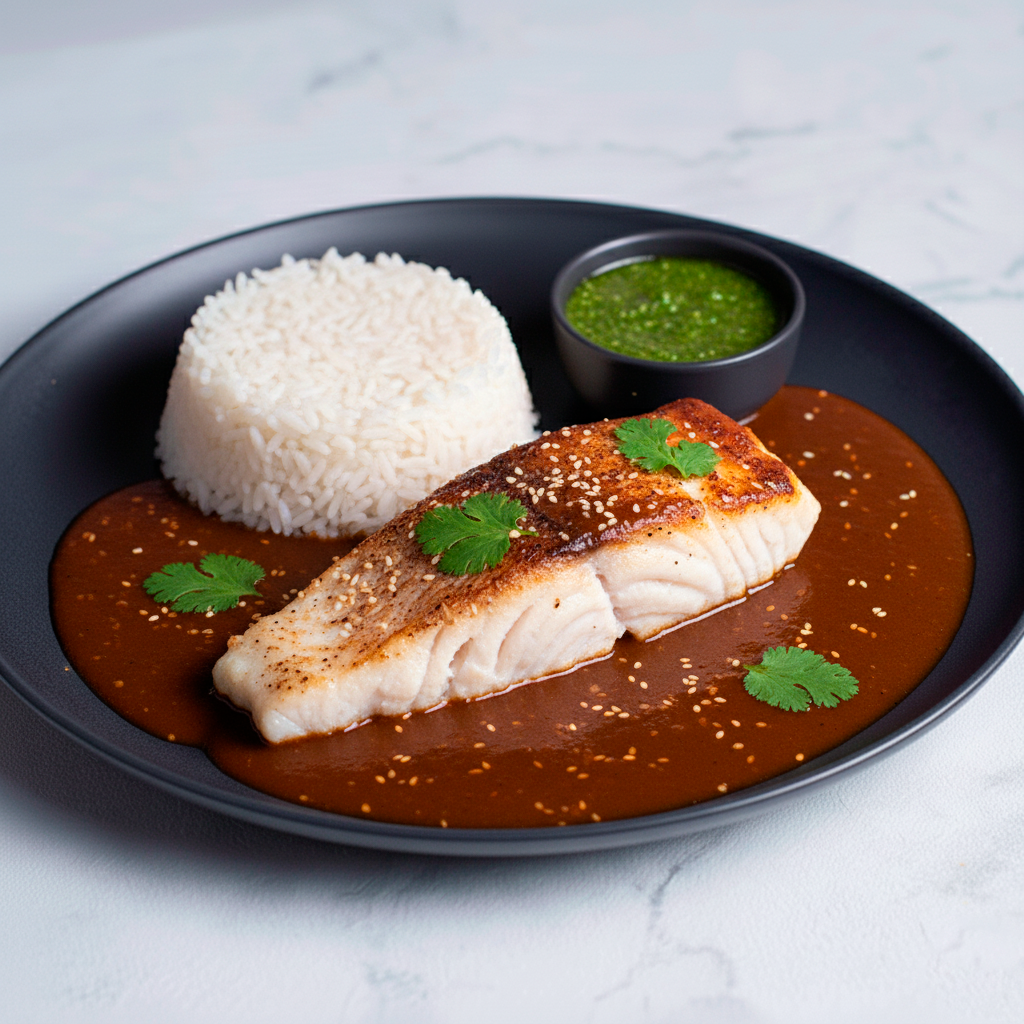 Pescado en salsa de tamarindo
