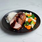 Lomo de cerdo en salsa de ciruela
