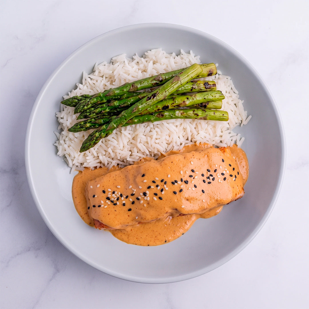 Salmon cremoso al chipotle
