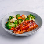 Salmon glaseado al teriyaki