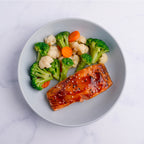 Salmon glaseado al teriyaki