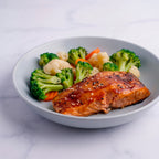 Salmon glaseado al teriyaki